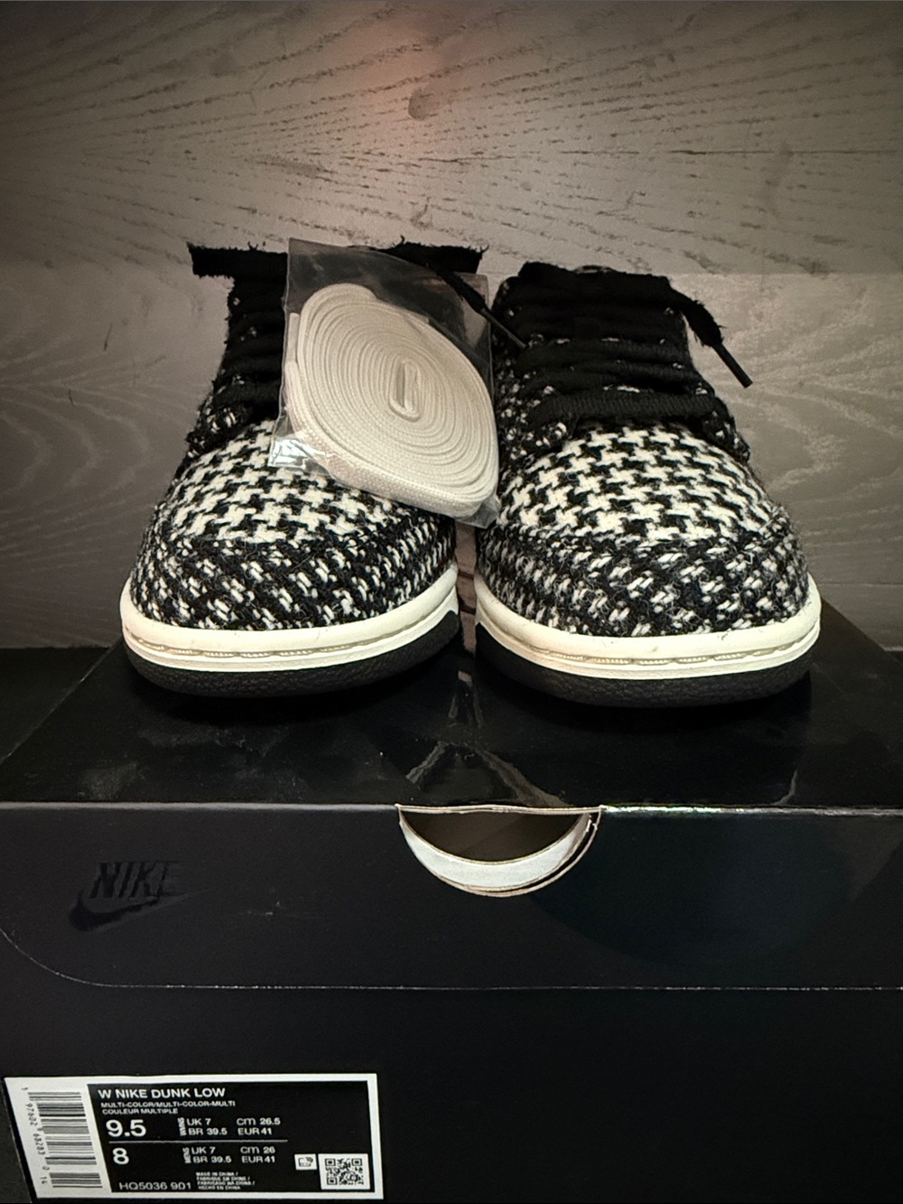 Nike Dunk Low x Harris Tweed (Women’s) – Size 9.5 – HQ5036-901